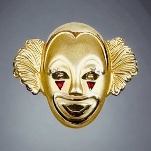 Vintage Clown/Brooch Pin - 1.75" x 1.5"